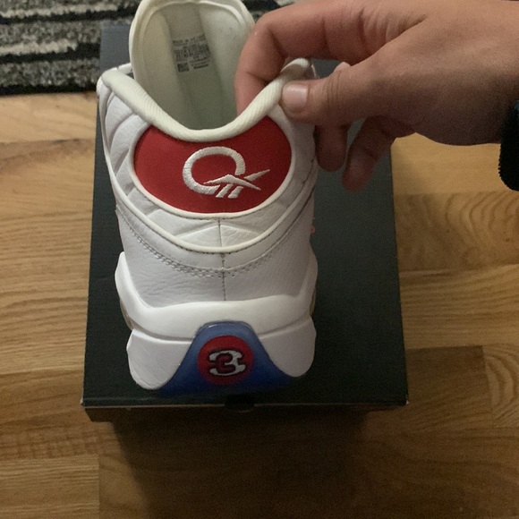 Reebok Question OG Mid Red Toe 2020 - Picture 4 of 13